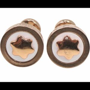 Classic Montblanc Men's Cufflinks From Estate Sale